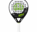 Raquette padel NRV ORIGINE blanc vue 3/4 fond blanc — Origine White Control