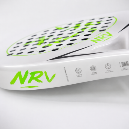 Cadre raquette NRV ONE blanc — Carbon Frame EVA Dense Designed in France