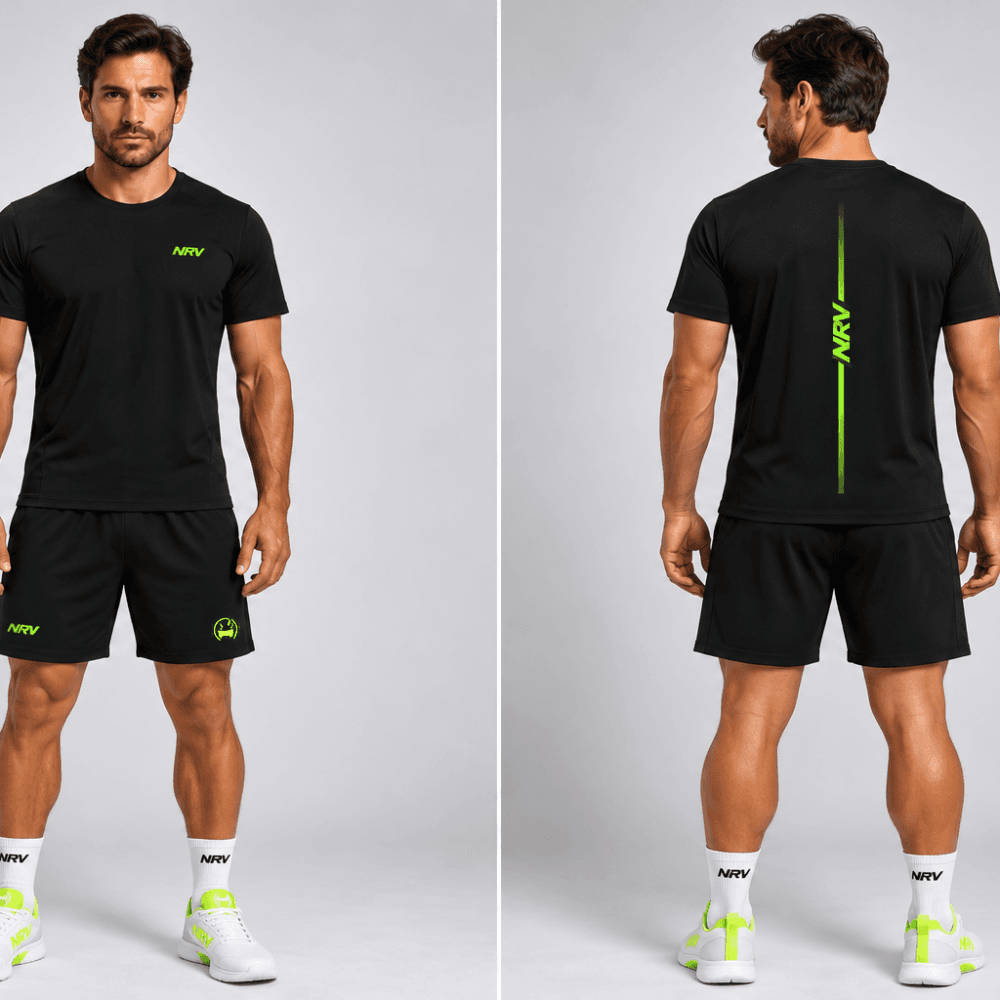 Ensemble Maillot + Short NRV — Full Black