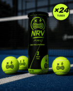 NRV PRO — Balles de Padel · Carton de 24 tubes