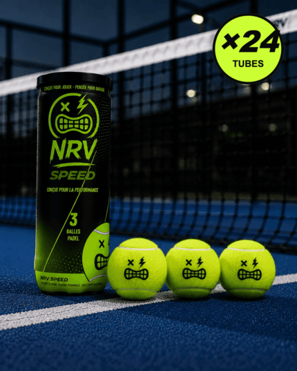 NRV SPEED — Balles de Padel · Carton de 24 tubes